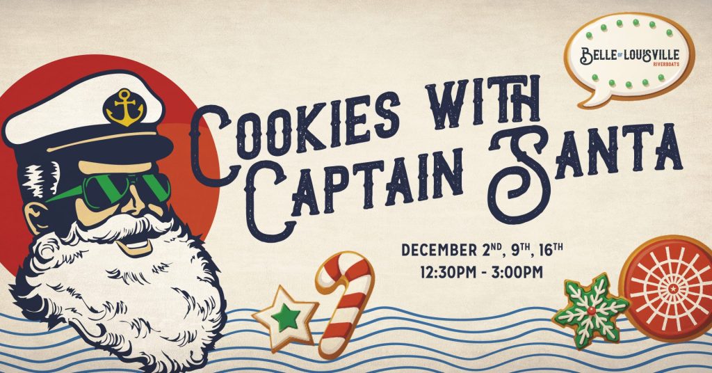 Cookies with Captain Santa image